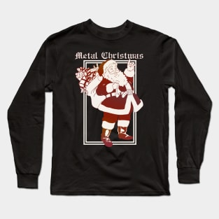 Metal Christmas Long Sleeve T-Shirt